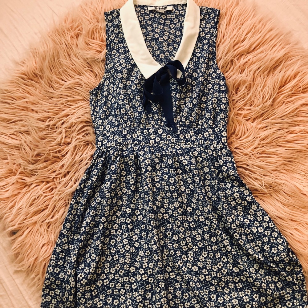 Floral Collar Dress